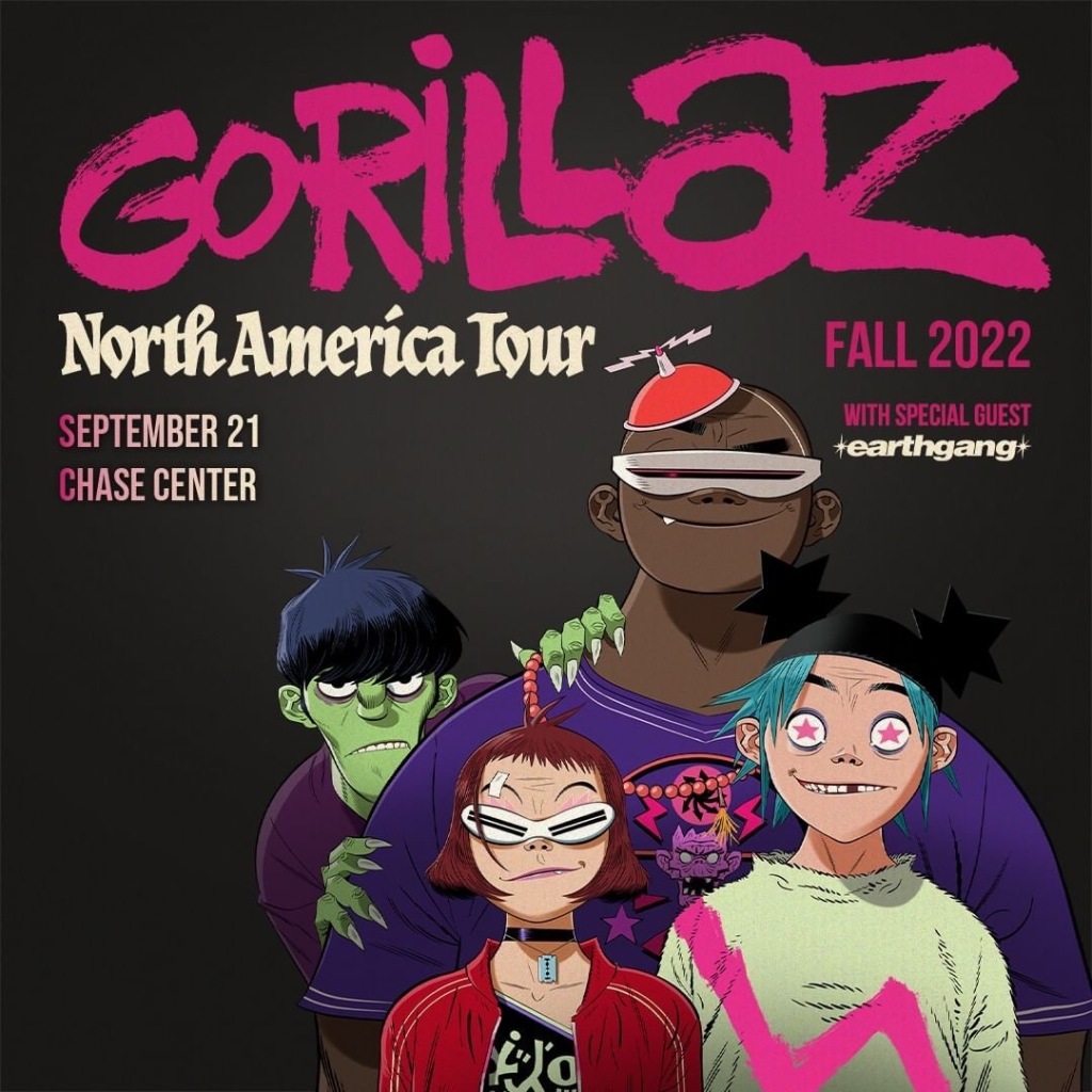 gorillaz tour 2022 dates